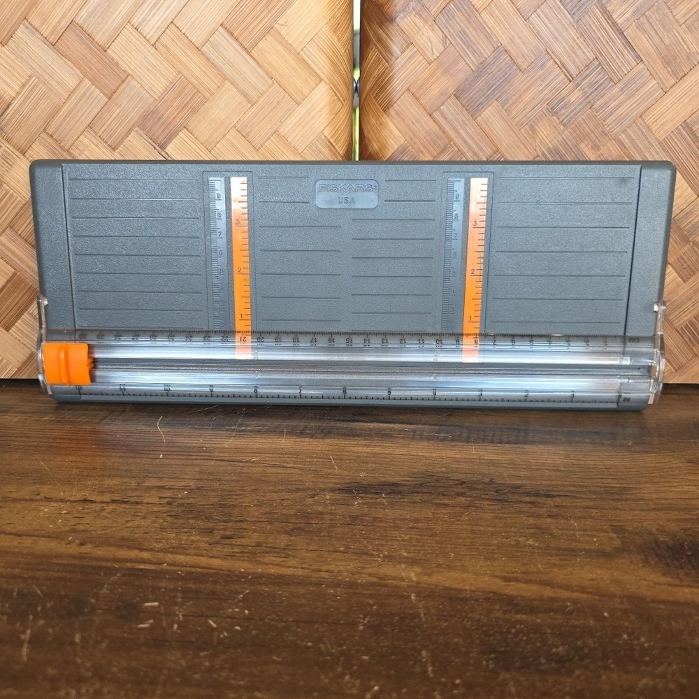 Fiskars Cutting Board 12" Slide‎ Ruler-Measuring Project Crafts Fabric Paper